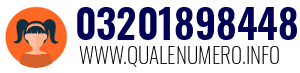 Numero di telefono 03201898448 03201898448