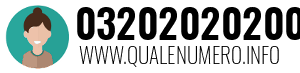 Numero di telefono 03202020200 03202020200