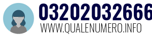 Numero di telefono 03202032666 03202032666