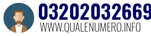 Numero di telefono 03202032669 03202032669