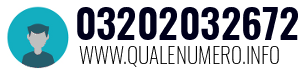 Numero di telefono 03202032672 03202032672