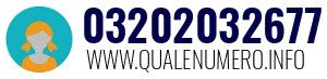 Numero di telefono 03202032677 03202032677