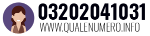 Numero di telefono 03202041031 03202041031