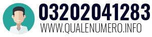 Numero di telefono 03202041283 03202041283