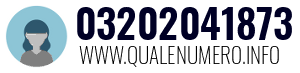 Numero di telefono 03202041873 03202041873
