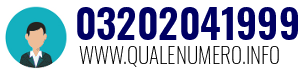 Numero di telefono 03202041999 03202041999