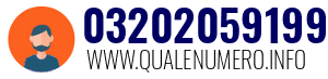 Numero di telefono 03202059199 03202059199