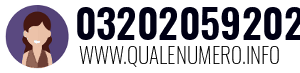 Numero di telefono 03202059202 03202059202