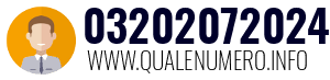 Numero di telefono 03202072024 03202072024