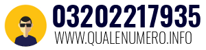 Numero di telefono 03202217935 03202217935