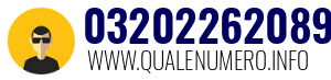 Numero di telefono 03202262089 03202262089