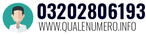 Numero di telefono 03202806193 03202806193