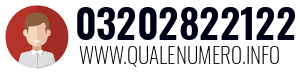 Numero di telefono 03202822122 03202822122