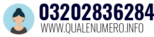Numero di telefono 03202836284 03202836284