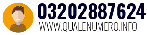 Numero di telefono 03202887624 03202887624