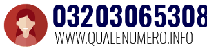 Numero di telefono 03203065308 03203065308