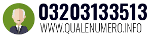Numero di telefono 03203133513 03203133513