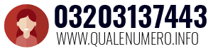Numero di telefono 03203137443 03203137443