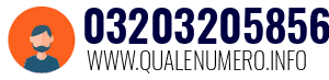 Numero di telefono 03203205856 03203205856