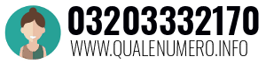 Numero di telefono 03203332170 03203332170
