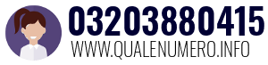 Numero di telefono 03203880415 03203880415