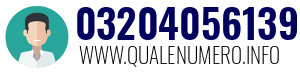 Numero di telefono 03204056139 03204056139