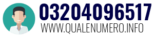 Numero di telefono 03204096517 03204096517