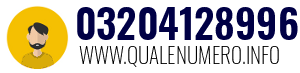 Numero di telefono 03204128996 03204128996