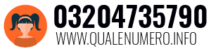 Numero di telefono 03204735790 03204735790