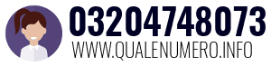 Numero di telefono 03204748073 03204748073