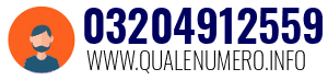Numero di telefono 03204912559 03204912559