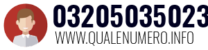 Numero di telefono 03205035023 03205035023