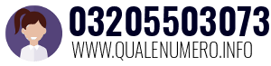 Numero di telefono 03205503073 03205503073
