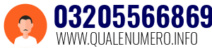 Numero di telefono 03205566869 03205566869