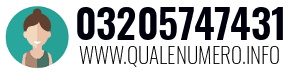 Numero di telefono 03205747431 03205747431