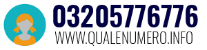 Numero di telefono 03205776776 03205776776