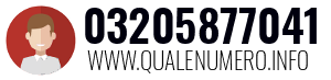 Numero di telefono 03205877041 03205877041