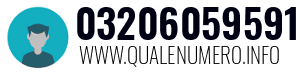 Numero di telefono 03206059591 03206059591