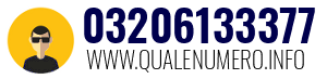 Numero di telefono 03206133377 03206133377