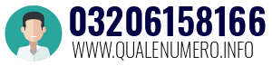 Numero di telefono 03206158166 03206158166