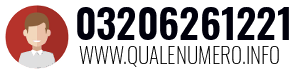 Numero di telefono 03206261221 03206261221