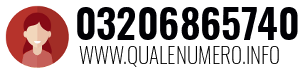 Numero di telefono 03206865740 03206865740