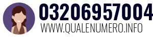 Numero di telefono 03206957004 03206957004