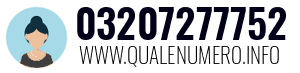 Numero di telefono 03207277752 03207277752