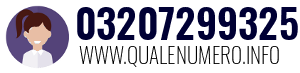 Numero di telefono 03207299325 03207299325
