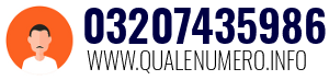 Numero di telefono 03207435986 03207435986