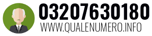 Numero di telefono 03207630180 03207630180