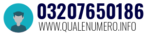 Numero di telefono 03207650186 03207650186