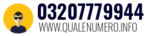 Numero di telefono 03207779944 03207779944