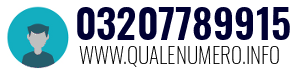 Numero di telefono 03207789915 03207789915
